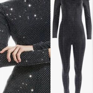 Alice + Olivia Black and White Jumpsuit size 4 NWT $695